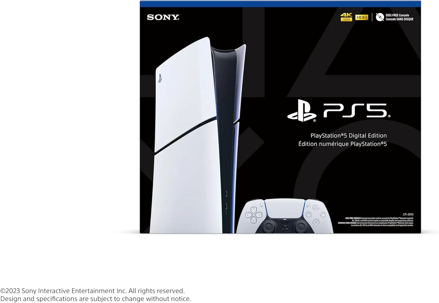 Sony PlayStation 5 Slim Digital Edition Console image
