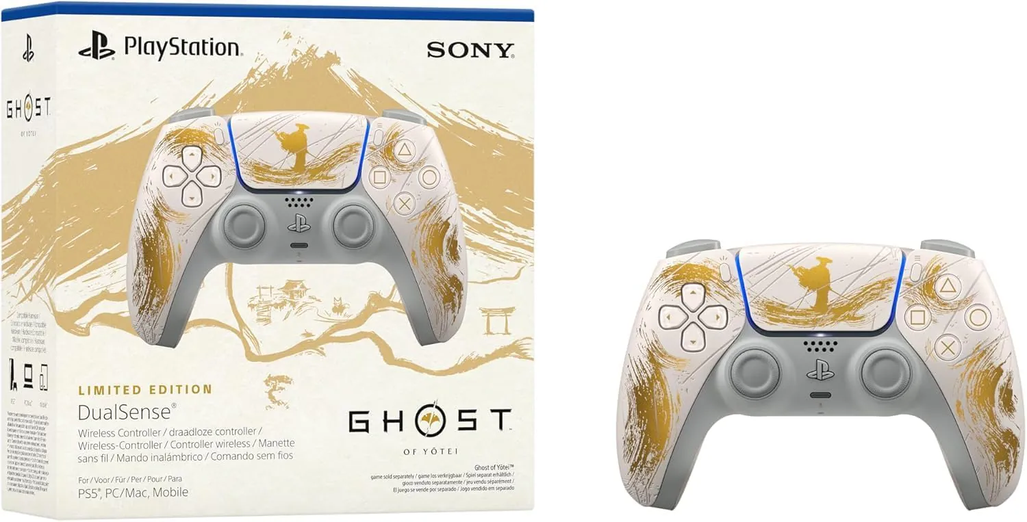 Sony DualSense Ghost Gold Wireless Controller image