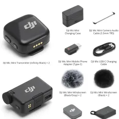 DJI Mic Mini Wireless Microphone Kit 2 TX + 1 RX thumbnail
