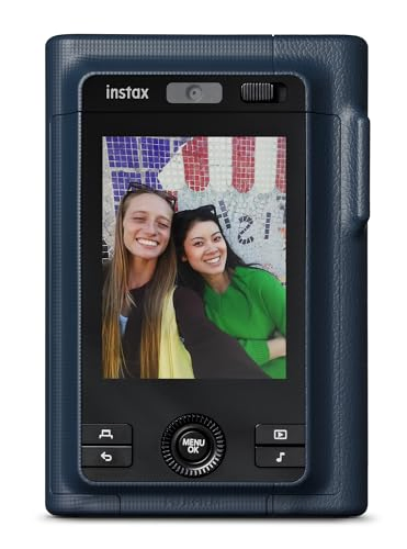 fujifilm instax mini liplay+ hybrid instant camera - midnight blue image