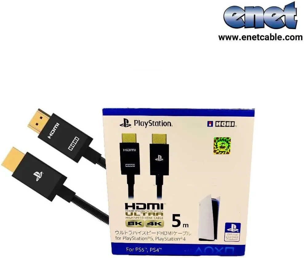Playstation 5 Ultra High Speed ​​HDMI Cable 48Gbps For 8K 4K Official HORI image