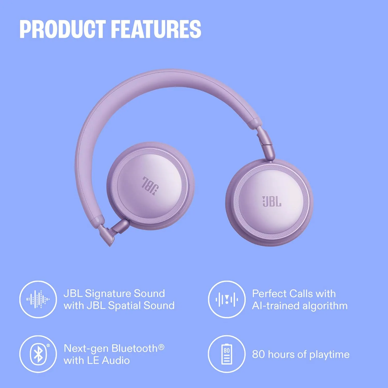 JBL Live 680NC Wireless Noise-Cancelling Headphones image