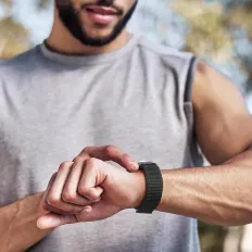 18mm 20mm 22mm Hook and Loop Watch Band Compatible with Garmin Vivoactive 5/ Vivoactive 6/ Vivoactive 3, Soft Nylon Breathable Sport Strap for Venu 2S/ Venu3S/ Forerunner 265s,Venu 3/ Venu 2 Men Women thumbnail