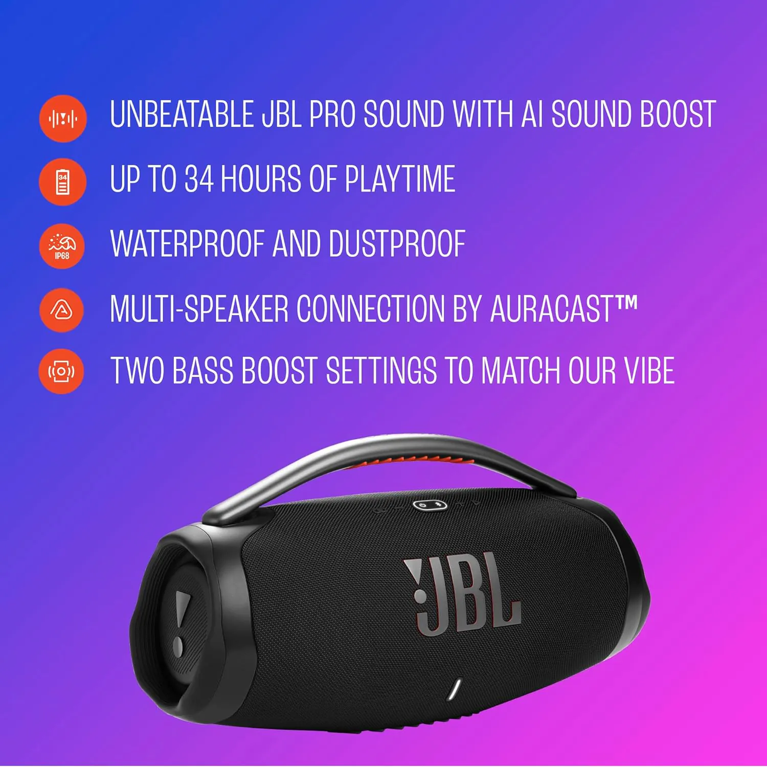 JBL Boombox 4 Portable Bluetooth Speaker image