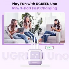 UGREEN Uno RG 65W 3-Port Robot GaN Charger thumbnail